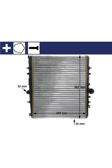 Kühlmittelkühler CITROEN C 8