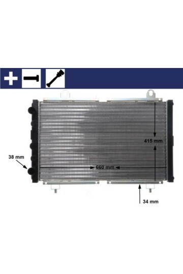 Kühlmittelkühler CITROEN C25/FIAT DUCATO