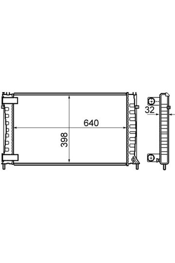Kühlmittelkühler CITROEN XM / XM BREAK