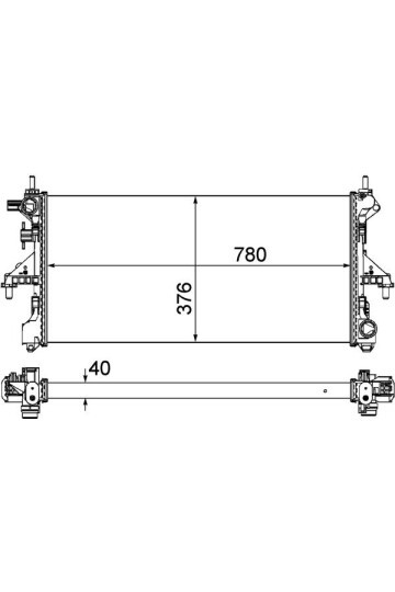 Kühlmittelkühler FIAT DUCATO 2.0L DIESEL