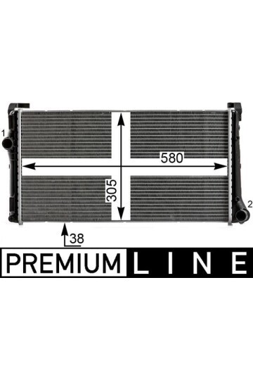 Kühlmittelkühler FIAT IDEA 1.3