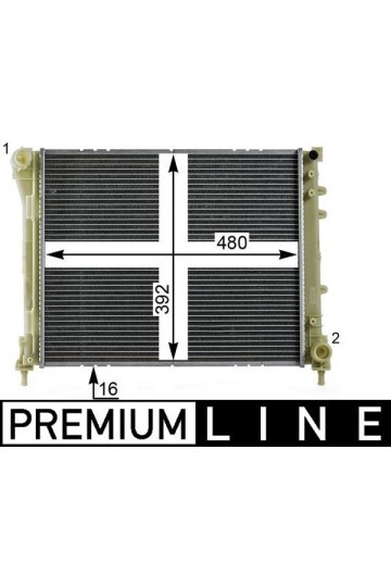 Kühlmittelkühler FIAT PANDA 0.9 TWIN