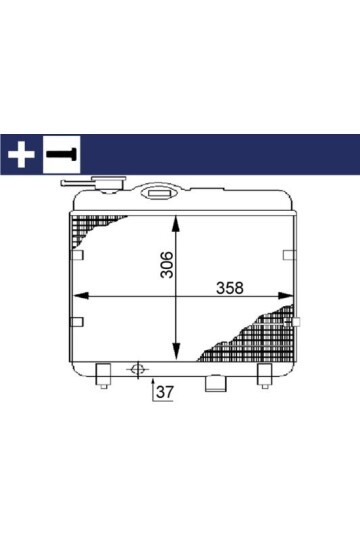 Kühlmittelkühler FIAT PANDA