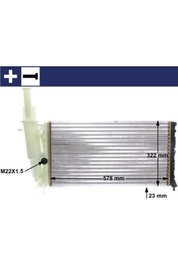 Kühlmittelkühler FIAT PUNTO