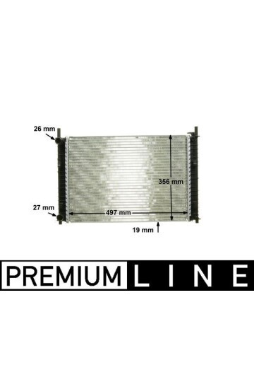 Kühlmittelkühler FORD FIESTA V 1.3 MAN.