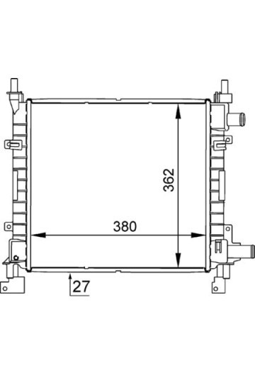 Kühlmittelkühler FORD KA