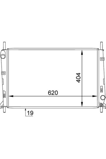Kühlmittelkühler FORD MONDEO I / II