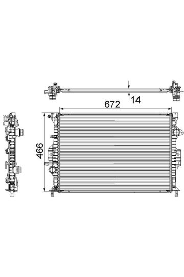 Kühlmittelkühler FORD MONDEO IV