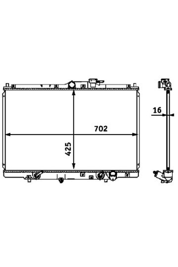 Kühlmittelkühler HONDA SHUTTLE