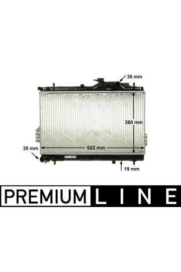 Kühlmittelkühler HYUNDAI MATRIX 2001-