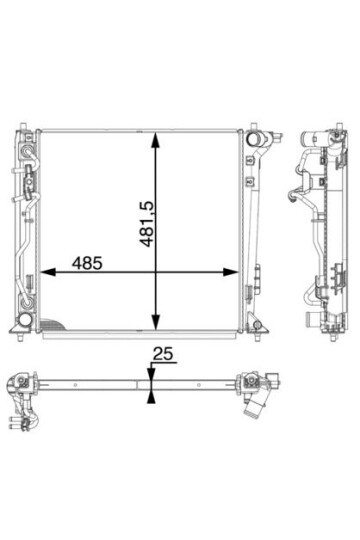 Kühlmittelkühler HYUNDAI TUCSON