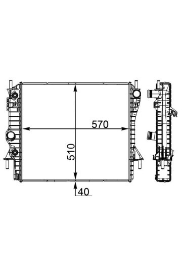 Kühlmittelkühler JAGUAR