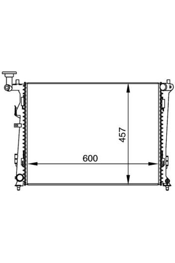 Kühlmittelkühler KIA CEED 1.4/1.6/2.0