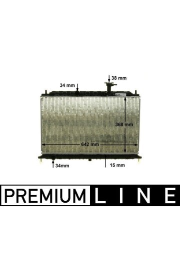 Kühlmittelkühler KIA RIO 2005