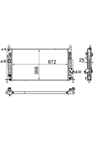 Kühlmittelkühler Mazda 3 2009-