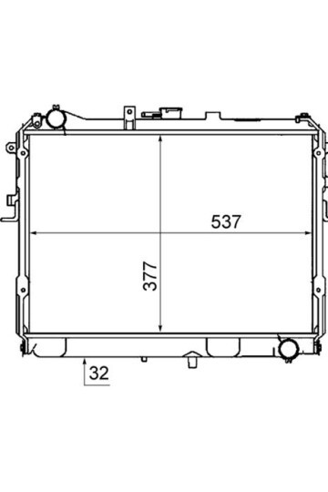 Kühlmittelkühler MAZDA E2200