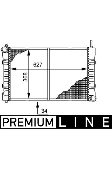 Kühlmittelkühler MB T2 / LN1