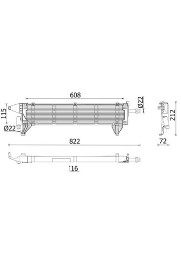 Kühlmittelkühler MERCEDES CLS 350 EQ BOOST