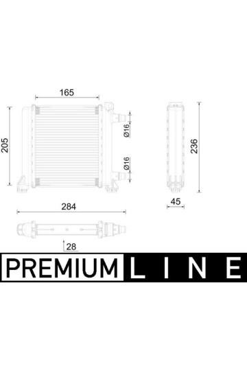 Kühlmittelkühler MINI COOPER S 2.0