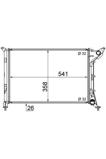 Kühlmittelkühler MINI ONE / COOPER