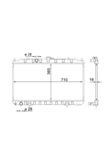 Kühlmittelkühler NISSAN . ALMERA 1.5 / 1.8