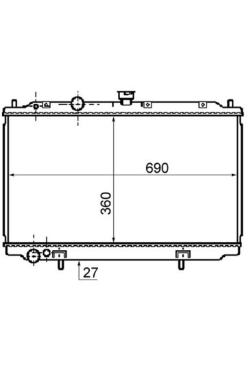 Kühlmittelkühler NISSAN PRIMERA DCI