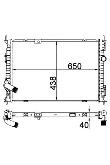 Kühlmittelkühler NISSAN QASHQAI