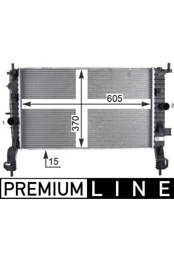 Kühlmittelkühler OPEL MERIVA