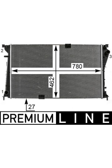 Kühlmittelkühler OPEL VIVARO. RENAULT