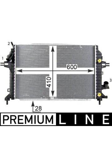 Kühlmittelkühler OPEL ZAFIRA