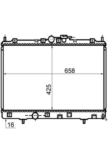 Kühlmittelkühler PAJERO PININ GDI