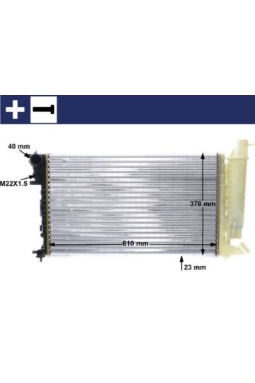 Kühlmittelkühler PEUGEOT 306 / CITROEN ZX