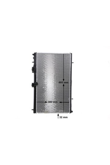 Kühlmittelkühler PEUGEOT 407 2.7 HDI