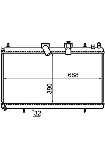 Kühlmittelkühler PEUGEOT 607 / CITROEN C5