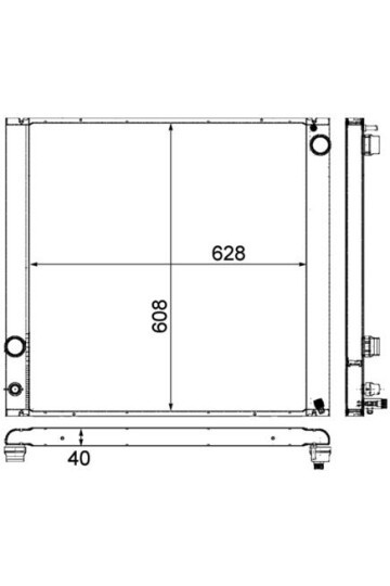 Kühlmittelkühler RANGE ROVER 10-12 5.0L V8