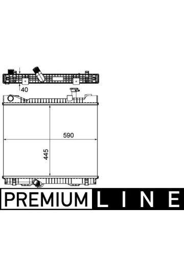 Kühlmittelkühler REN. MAXITY/ NIS. CABSTA