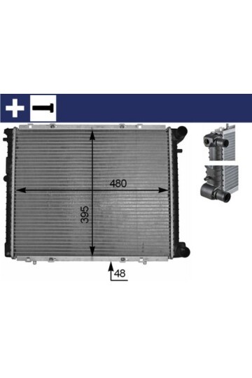 Kühlmittelkühler RENAULT 19 / TRAFIC II