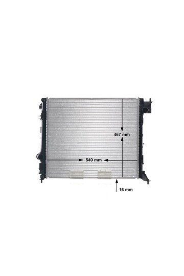 Kühlmittelkühler RENAULT KADJAR 1.2 15-