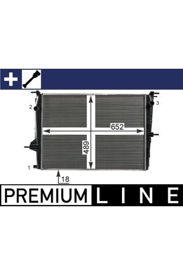 Kühlmittelkühler RENAULT MEGANE/SCENIC III