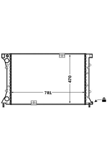 Kühlmittelkühler RENAULT TRAFIC V 01-
