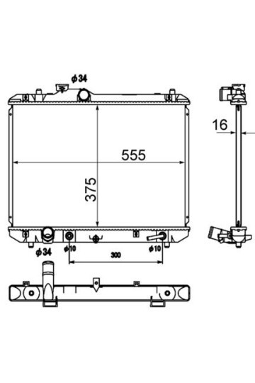 Kühlmittelkühler Suzuki Swift 2005-