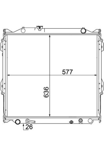Kühlmittelkühler TOYOTA 4 RUNNER
