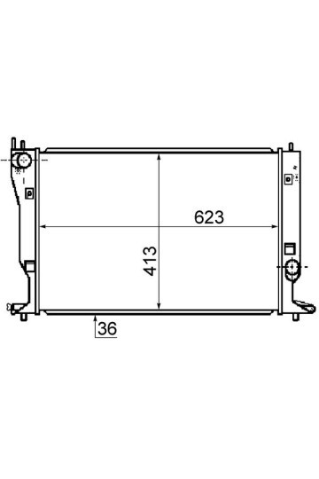 Kühlmittelkühler TOYOTA AURIS / COROLLA