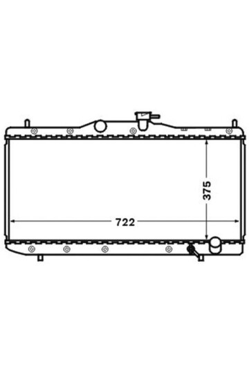 Kühlmittelkühler TOYOTA AVENSIS