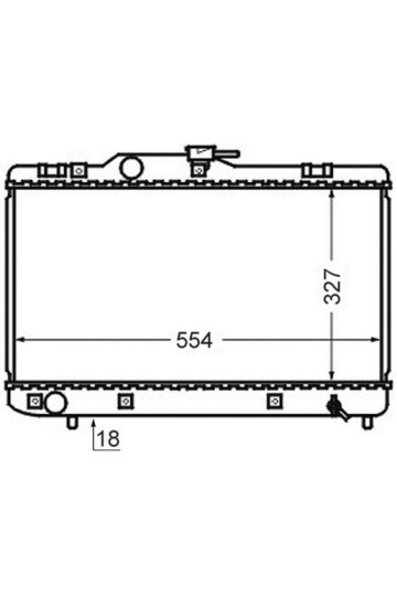 Kühlmittelkühler TOYOTA STARLET