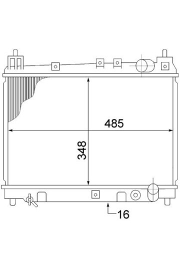 Kühlmittelkühler TOYOTA YARIS