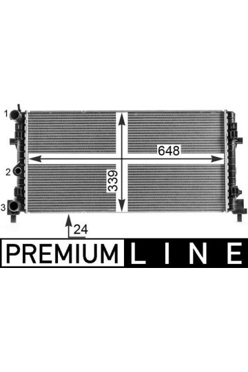 Kühlmittelkühler VAG. A1. IBIZA. POLO