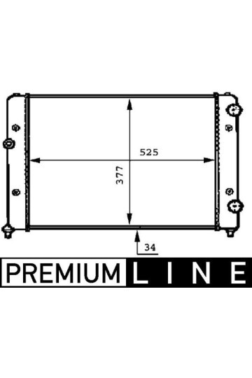 Kühlmittelkühler VW PASSAT IV