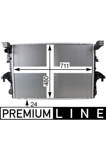 Kühlmittelkühler VW T6 2.0 TDI