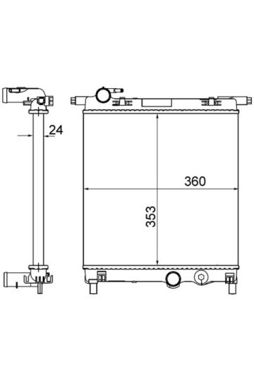 Kühlmittelkühler VW UP/ SEAT MII